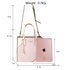 AG00742 - Purple / Pink  Anna Grace Fashion Tote Handbag