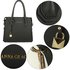 AG00750 - Black Anna Grace Women's Fashion Handbag