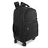 AGT1023  - Black Backpack Rucksack With Wheels