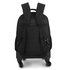 AGT1023  - Black Backpack Rucksack With Wheels