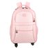 AGT1023  - Pink Backpack Rucksack With Wheels