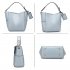 AG00762A - 2 Pieces Set Blue Women's Wholesale Shoulder Bag