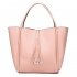 AG00756A - 2 Pieces Pink Tassel Wholesale Shoulder Bag With Pouch