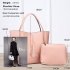AG00756A - 2 Pieces Pink Tassel Wholesale Shoulder Bag With Pouch