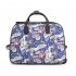AGT1019 - Navy Travel Holdall Trolley Luggage With Wheels - CABIN APPROVED