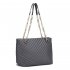 AG00768A - Grey Women's Wholesale Tote Shoulder Bag