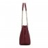 AG00768A - Burgundy Women's Wholesale Tote Shoulder Bag