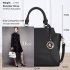 AG00764A - Black Women's Fashion Wholesale Tote Shoulder Bag