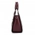AG00764A - Burgundy Women's Fashion Wholesale Tote Shoulder Bag