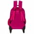 AGT1023  - Fuchsia Backpack Rucksack With Wheels