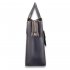 AG00754  - Navy Front Pocket Fashion Tote Handbag