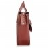 AG00754  - Burgundy Front Pocket Fashion Tote Handbag