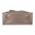 AG00754  - Grey Front Pocket Fashion Tote Handbag