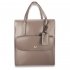 AG00754  - Grey Front Pocket Fashion Tote Handbag