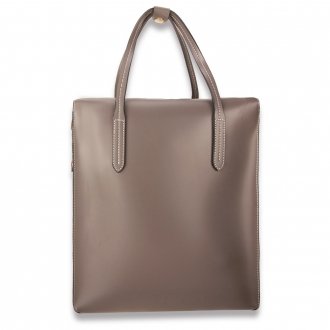 wholesale handbags AG00754 - Grey Front Pocket Fashion Tote Handbag