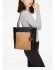 AG00770 - Black/Nude Women's Fashion Tote Handbag