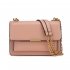 AG00772 - Pink Flap Cross Body Shoulder Bag