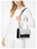 AG00772P - White / Black Anna Grace Print Flap Cross Body Shoulder Bag