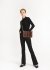 AG00774P - Tan Anna Grace Print Flap Wholesale Cross Body Shoulder Bag