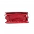 AG00772MINI - Burgundy Flap Cross Body Snake Print Wholesale Shoulder Bag