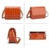 AG00772MINI - Tan Flap Cross Body Snake Print Wholesale Shoulder Bag