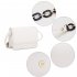 AG00772MINI - White Flap Cross Body Snake Print Wholesale Shoulder Bag