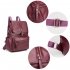 AG00775 - Burgundy Unisex Backpack School Bag