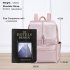 AG00775 - Pink Unisex Backpack School Bag