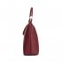 AG00769- Burgundy Grab Shoulder Handbag