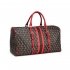 AGT1025- Red Anna Grace Print Weekend Duffle Bag
