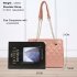 AG00777 - Pink Quilted Shoulder Bag With Flower Decoration