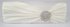 LSE0077 - Ivory Ruched Satin Clutch With Crystal Flower