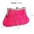 LSE0079 - Pink Crystal Evening Clutch Bag