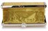 LSE0081 - Gold Sparkly Crystal Evening Clutch