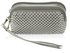 LSE00106 - Small Silver Beaded Wallet/Purses