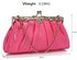LSE0098 - Pink Crystal Evening Clutch Bag