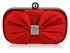 LSE00112- Red  Satin Clutch purse
