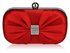 LSE00112- Red  Satin Clutch purse