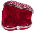 LSE0060 - Pink Diamante Hardcase Heart Clutch Bag