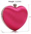 LSE0060 - Pink Diamante Hardcase Heart Clutch Bag