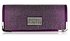 LSE00130 - Purple Evening Clutch With Crystal Decoration