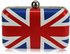 LSE00167-Union Jack Clutch Bag With Crystal-Encrusted Clasp