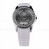 LSW004- Women's White Skull Diamante Watch