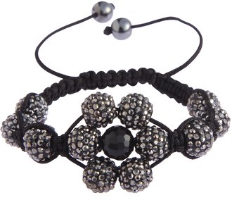 LSB0033-Wholesale & B2B Black Shamballa Bracelet Crystal-Disco Ball Friendship Bead Supplier & Manufacturer