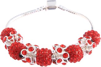LSB0044- Red Crystal Bracelet