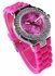LSW001- Wholesale & B2B Fuchsia  Womens Diamante Watch Supplier & Manufacturer