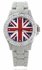 LSW008- Wholesale & B2B Grey Diamante Union Jack Watch Supplier & Manufacturer