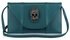 LSE00144 - Blue Skull Clutch purse