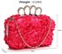LSE00145- Pink Women's Knuckle Rings Evening Bag
