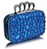 LSE00172 - Wholesale & B2B Teal  Knuckle Rings Clutch With Crystal Decoration Supplier & Manufacturer